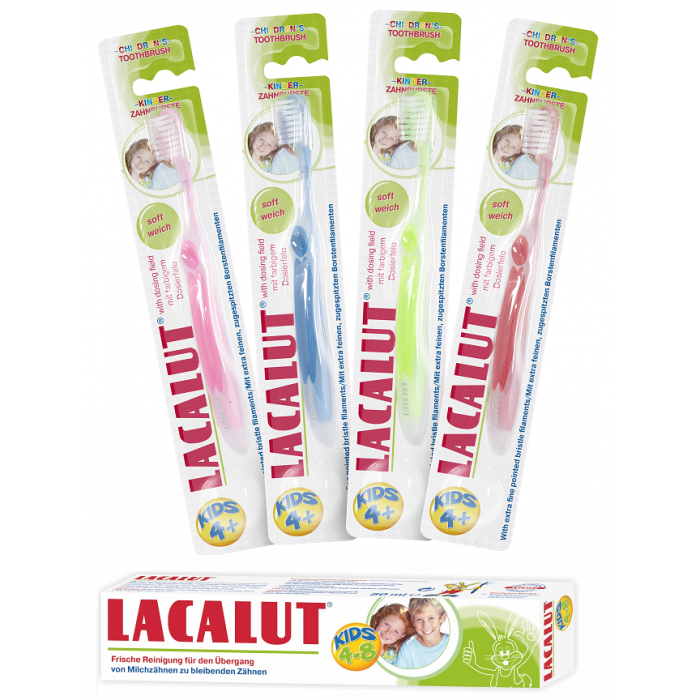 Lacalut kids (4-8ani) pasta dinti x50ml  perie kids cadou