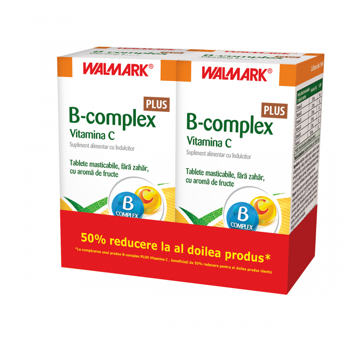 B complex  vitamina c 30 tb  11 la 50%