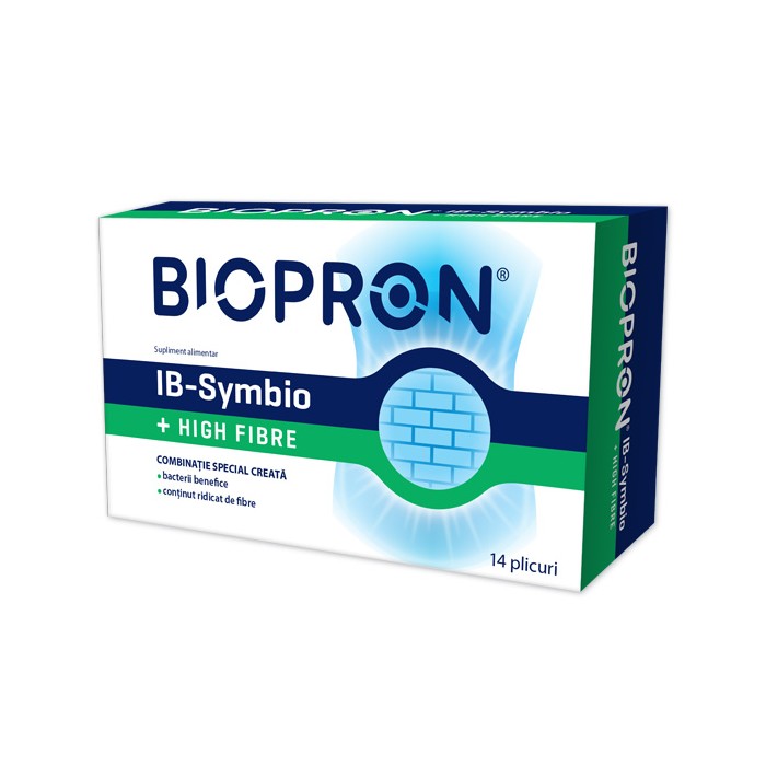 Biopron IB Symbio  fibre, 14 plicuri, Walmark