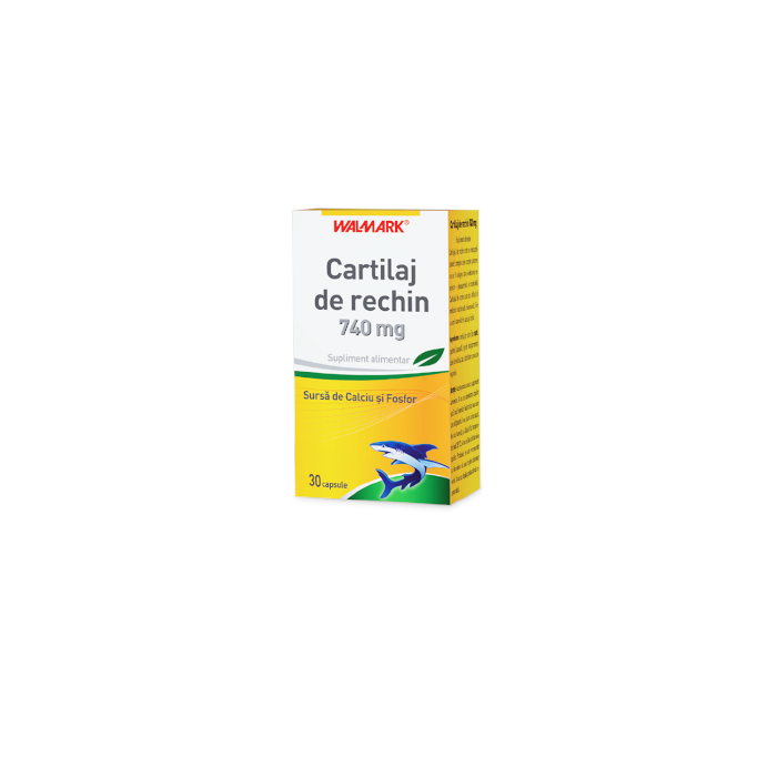 Cartilaj de Rechin 740mg Vit C, 30 cps, Walmark