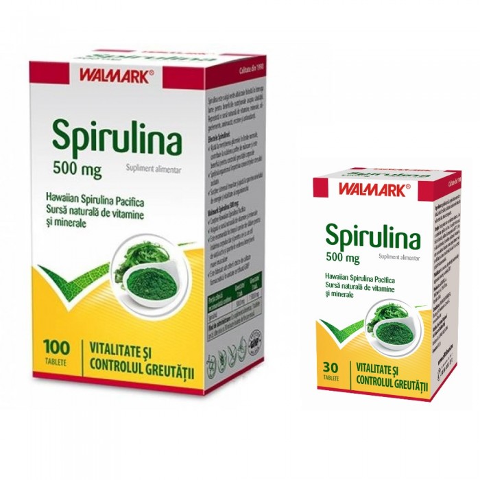 Spirulina 500mg 100  30 tb