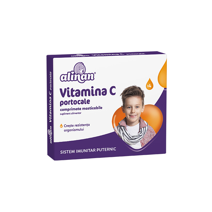 Alinan Vit C Kids Portocale x 20cpm