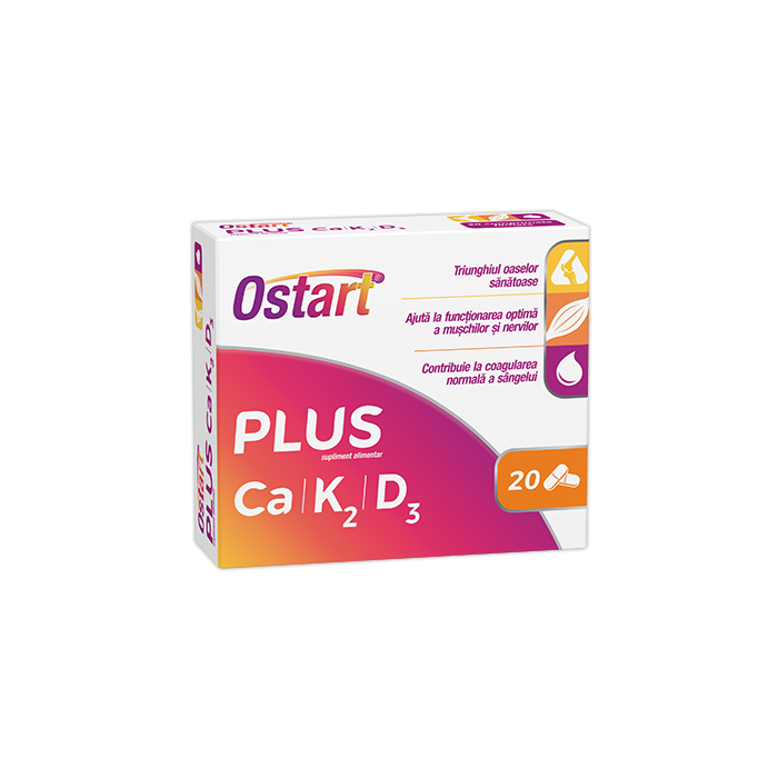 Ostart plus CaK2D3 2 bls x 10 cpr film