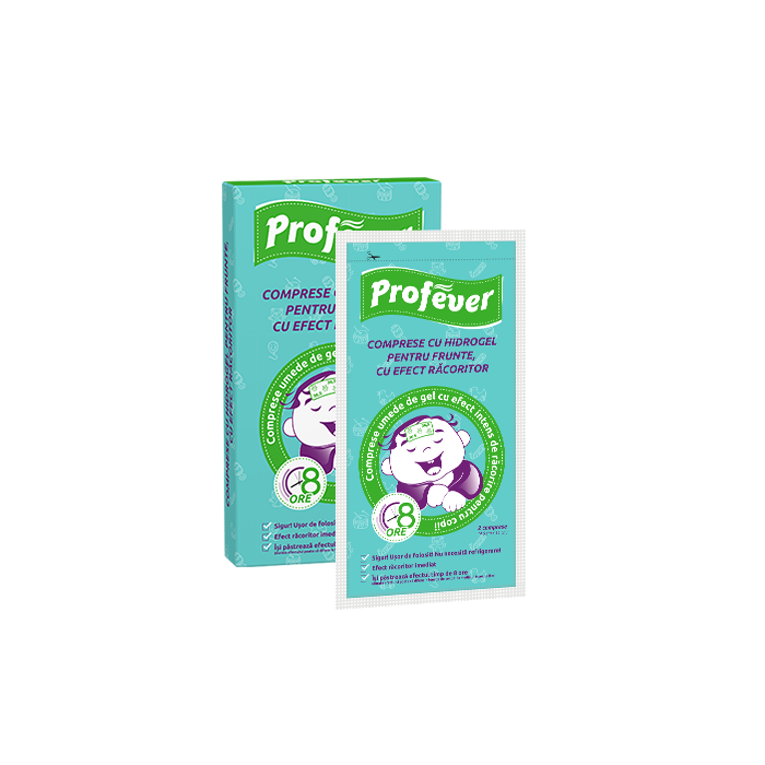 Profever - comprese cu hidrogel x 4 buc