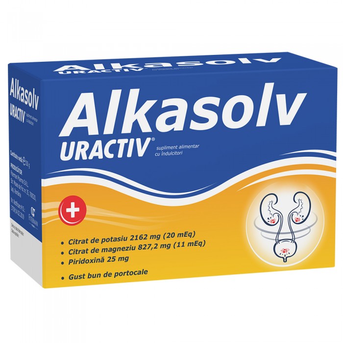 Uractiv Alkasolv, 30 de plicuri, Fiterman Pharma