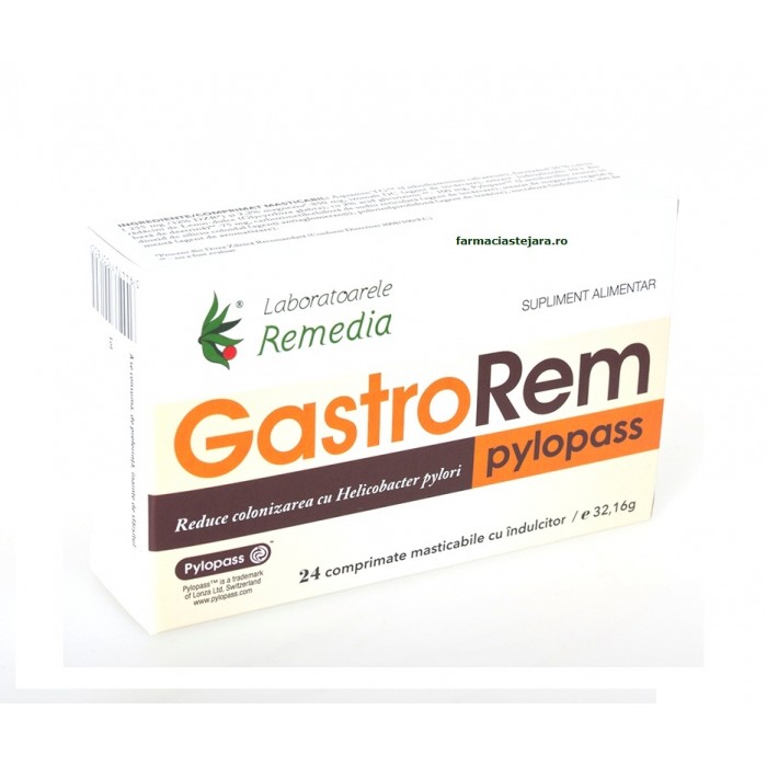 Gastrorem pylopass 3 bls x 8 cpr