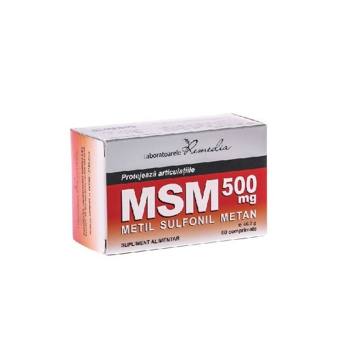 MSM 500mg 6 bls x 10 cpr