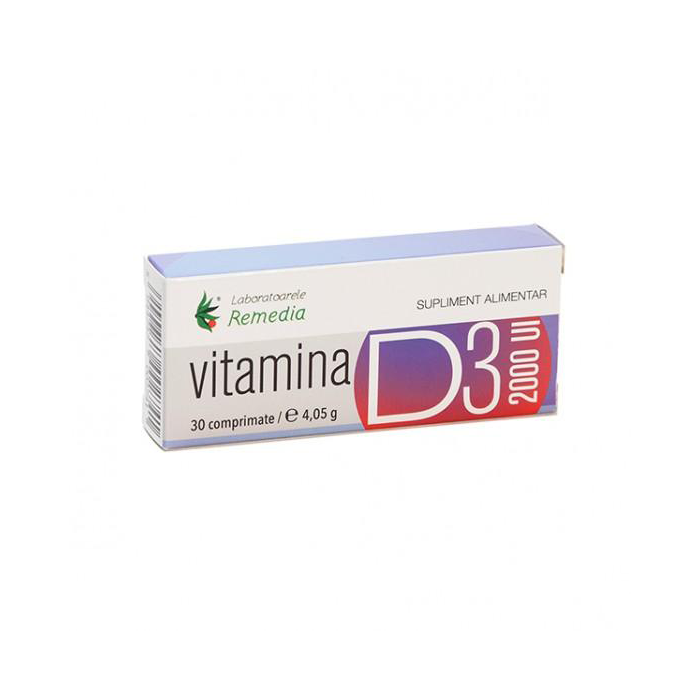 Vitamina D3 2000 ui x 30 cps