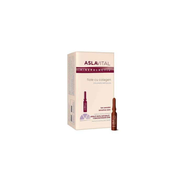 Aslavital fiole cu colagen 10 fiole x 2 ml