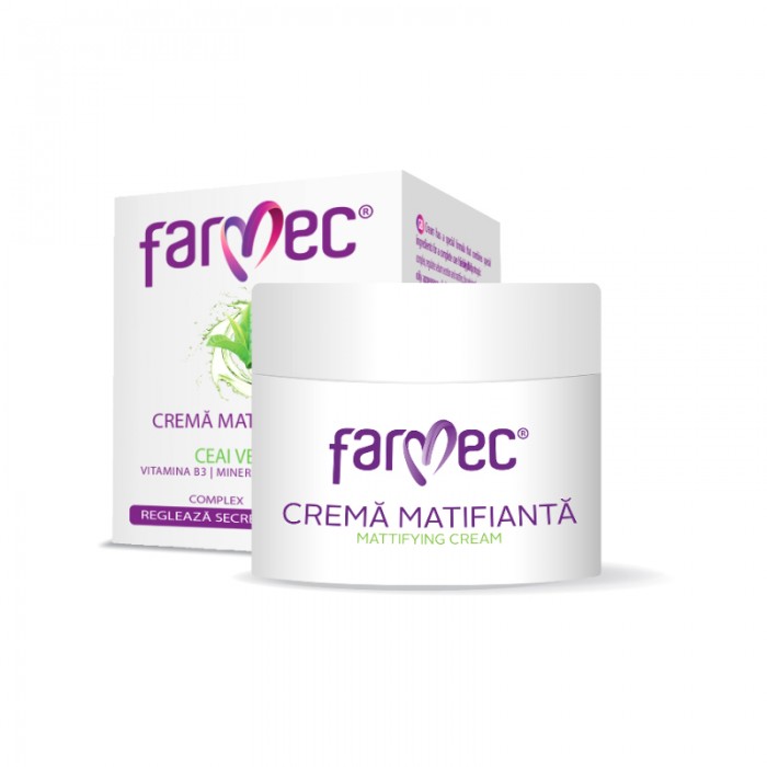 Crema matifianta, 50 ml, Farmec