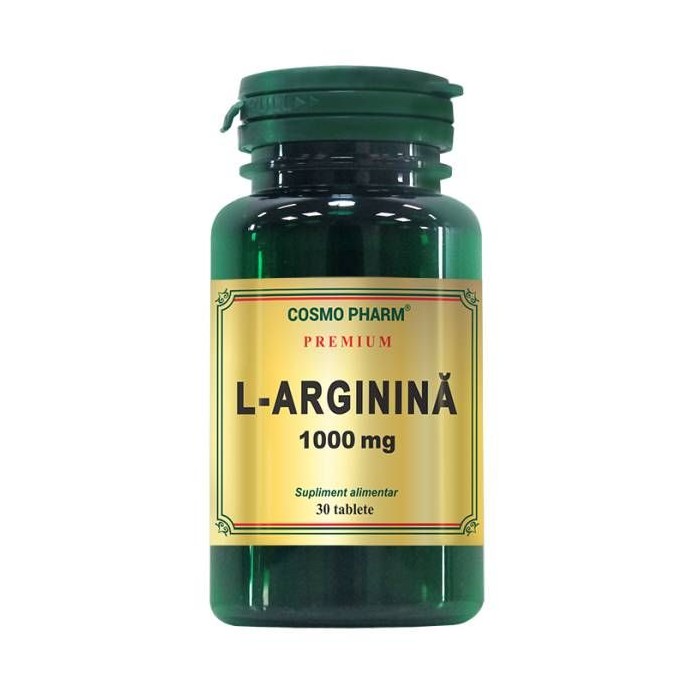 L-arginina 1000 mg premium , 30 tablete, Cosmo Pharm