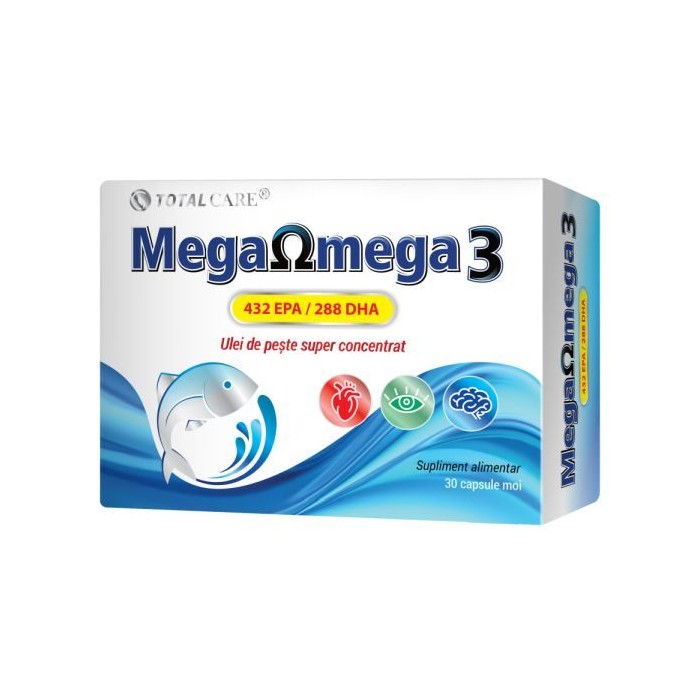 Mega omega 432EPA 288DHA premium x 30 cps