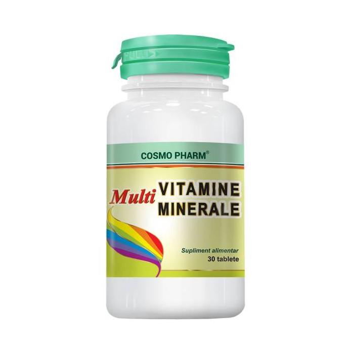 Multivitamine Si Multiminerale, 30Tb, Cosmo Pharm