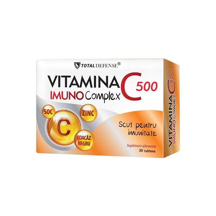 Vitamina C imunocomplex 500mg premium x 30 tb
