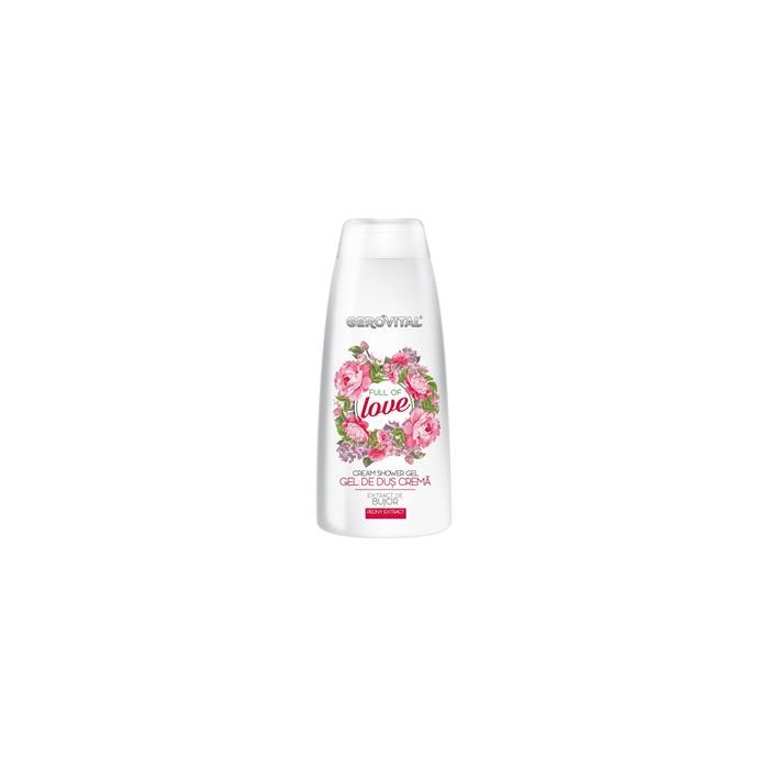 Gerovital gel de dus crema full of love x 250 ml