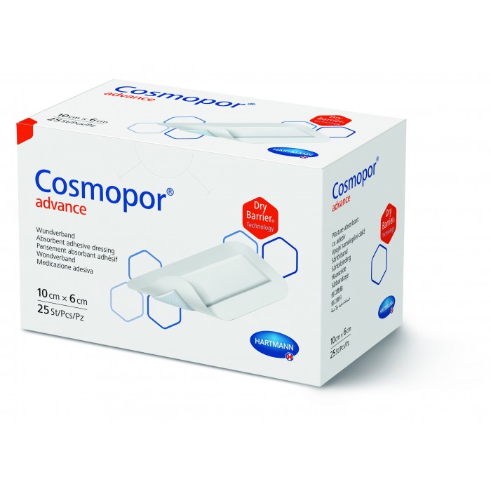 Cosmopor advance 10 x 6 cm x 25 buc - plasture steril