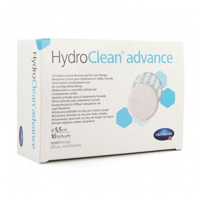 Hydroclean advance e rotund, diam. 5,5 cm x 10 buc- pansament hidro-rez