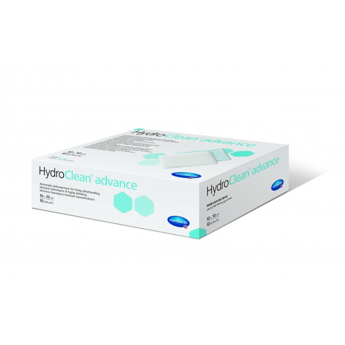 Hydroclean advance, 10 x 10 cm  x 10 buc - pansament hidro-reactiv