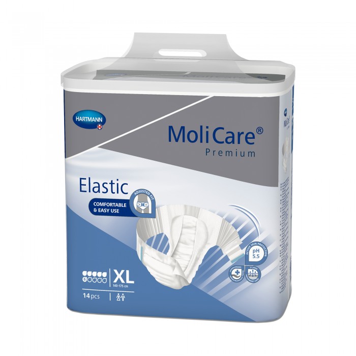 Molicare premium elastic 6 pic. XL x 14 buc - scutece pt.incontinenta severa