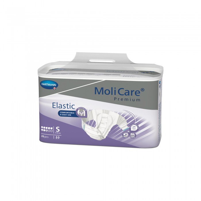 Molicare premium elastic 8 pic. s - scutece pt.incopetenta severa