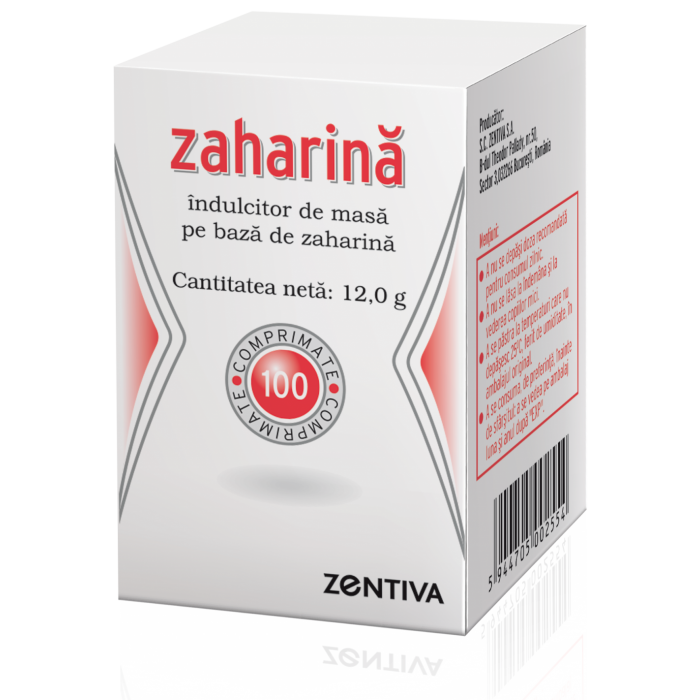 Zaharina, 100 cpr, Zentiva