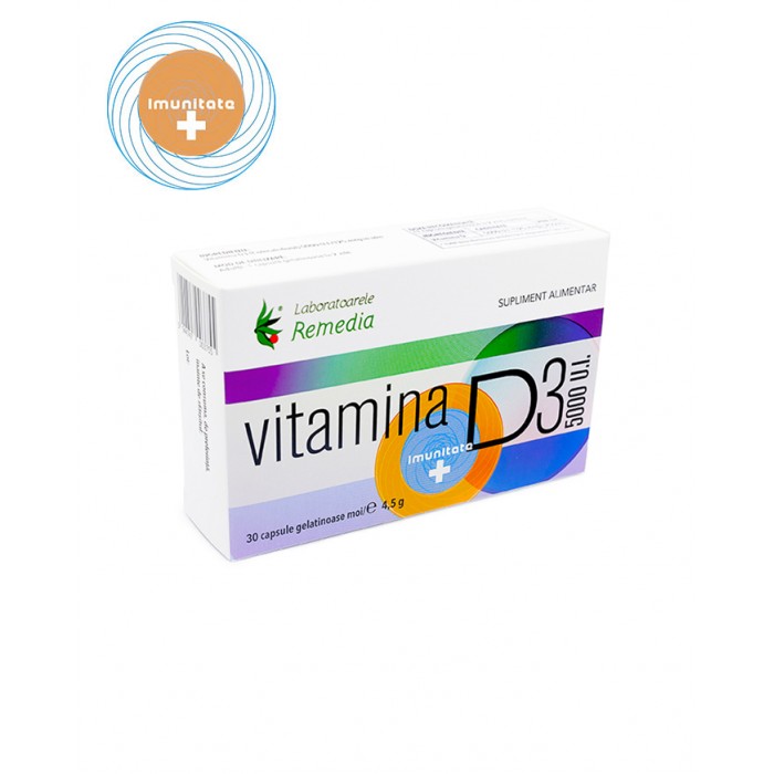 Vitamina D3 5000ui x 30 cps
