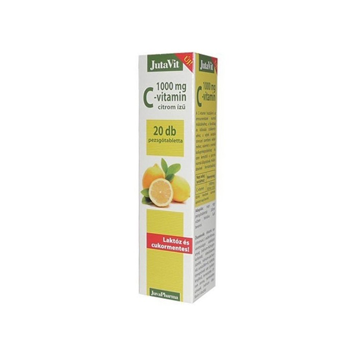 Vitamina C 1000mg efervescenta cu gust de lamaie, 20 tb eff, Juvapharma