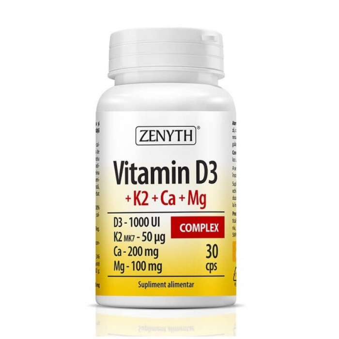 Vitamina D3 K2CAMG complex, 30 capsule, Zenyth
