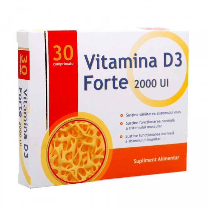 Vitamina D3 Forte, 2000 UI, MDM