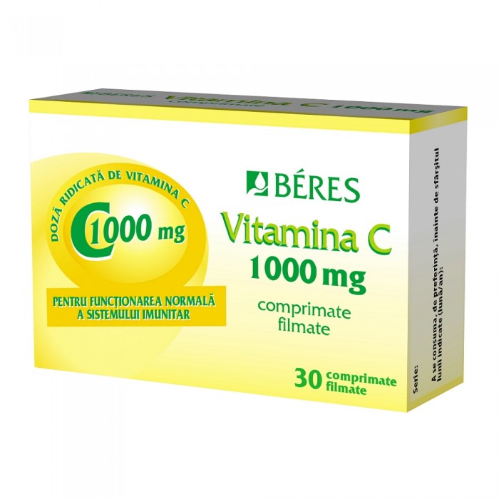 Vitamina c 1000mg x 30cp film