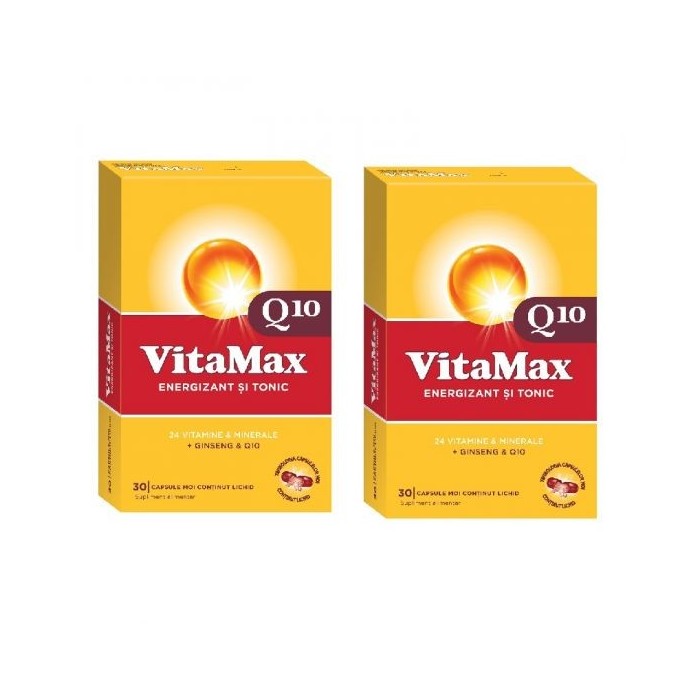 Vitamax Q10, 30 caps, 2 la pret de 1, Perrigo