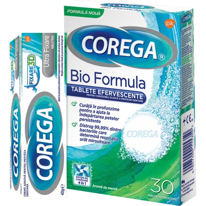 Corega neutro 40g  Corega tabs x 30