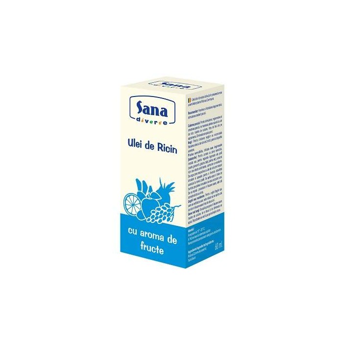 Ulei de ricin fructe x 60 ml