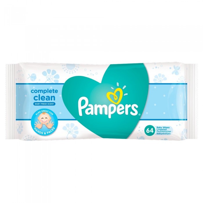 Pampers servetele umede complete clean x 64 buc