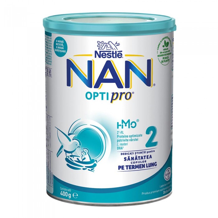 Nan Optipro 2, 400 g, Nestle Romania