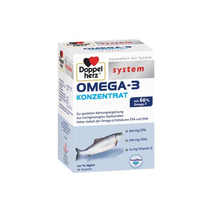 System omega 3 concentrat x 60cps, Doppelherz
