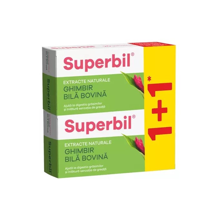 Superbil, 20 comprimate, Fiterman Pharma, 11 gratis