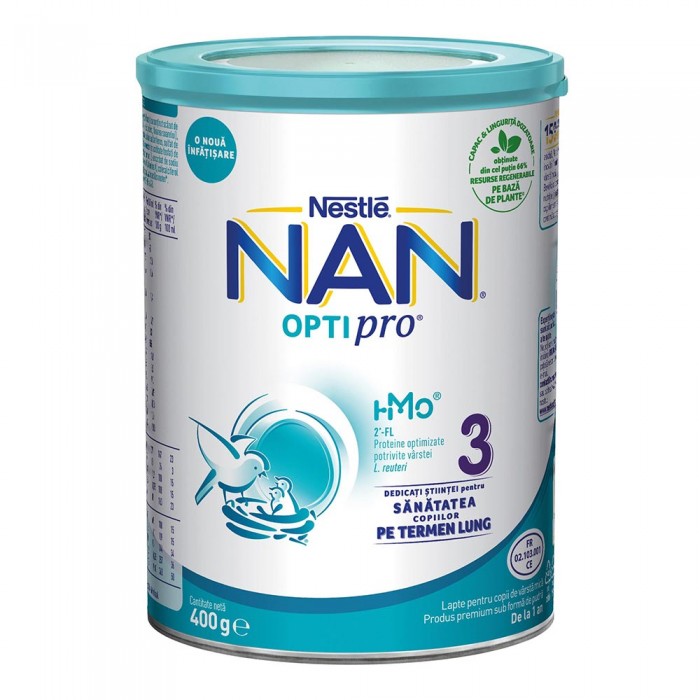 Nan Optipro 3, 400 g, Nestlé