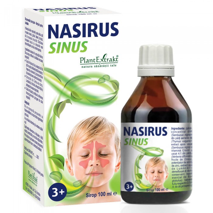 Sirop Nasirus Sinus sirop, 100 ml, Plantextrakt