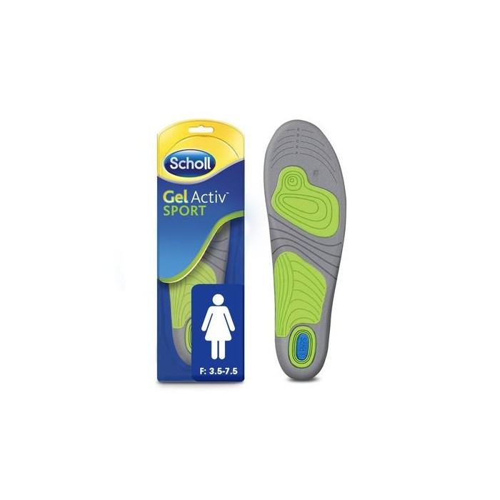 Scholl gelactiv insoles sport women x 2 buc