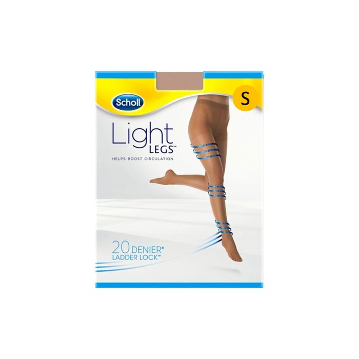 Scholl light legs 20 den beige s