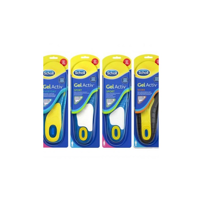 Scholl gelactiv insoles work men x 2 buc