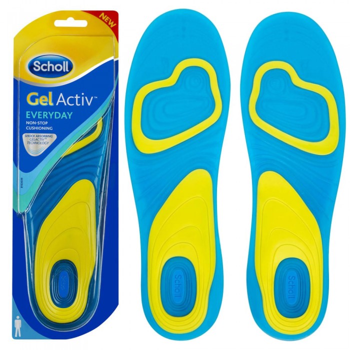 Scholl gelactiv insoles every day men x 2 buc