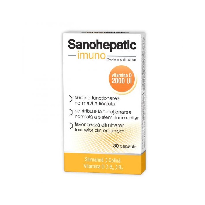 Sanohepatic Imuno, 30 de comprimate, Zdrovit