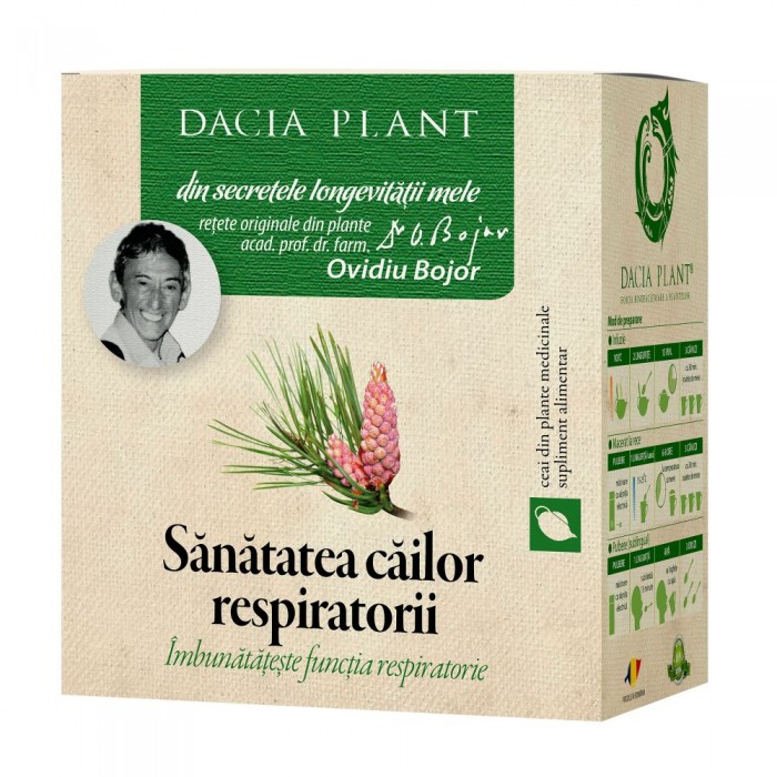 Sanatatea cailor respiratorii, ceai, 50g, Dacia Plant