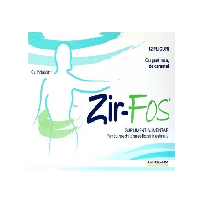 Zir Fos, 250 mg, 12 plicuri, Alfa Wasserman