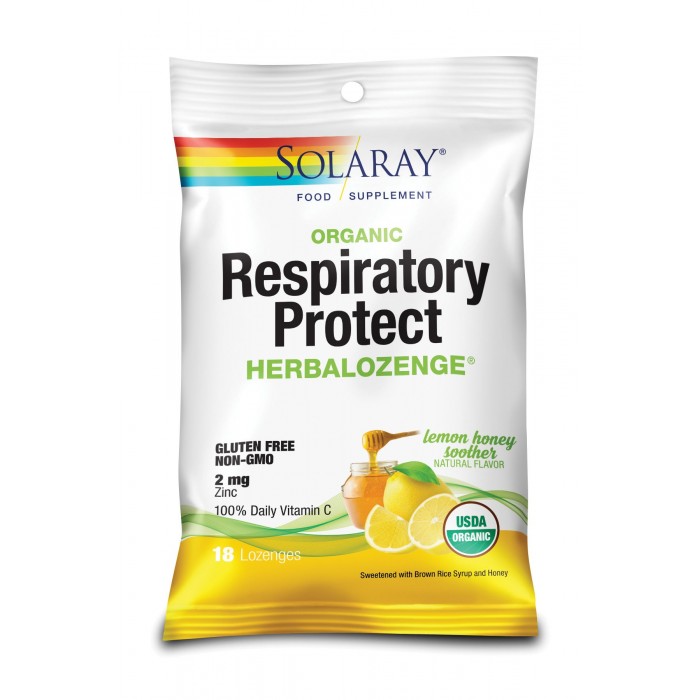 Respiratory protect herbal lemon& honey x 18 drp