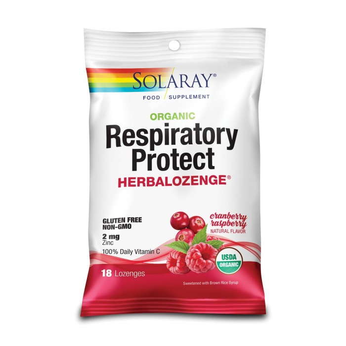 Respiratory protect herbal cranberry x 18 drp