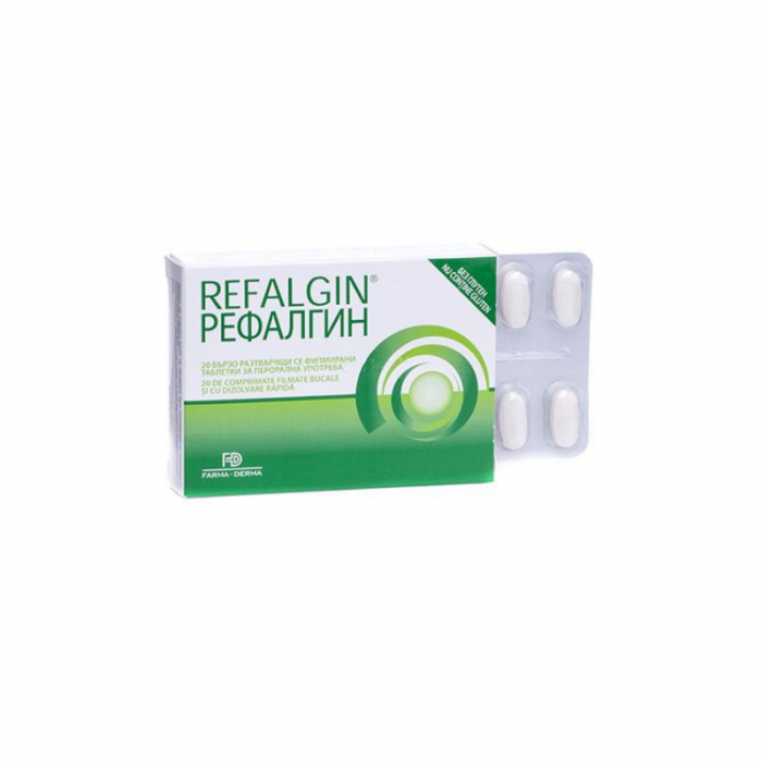 Refalgin, 20 comprimate filmate, Farma Derma