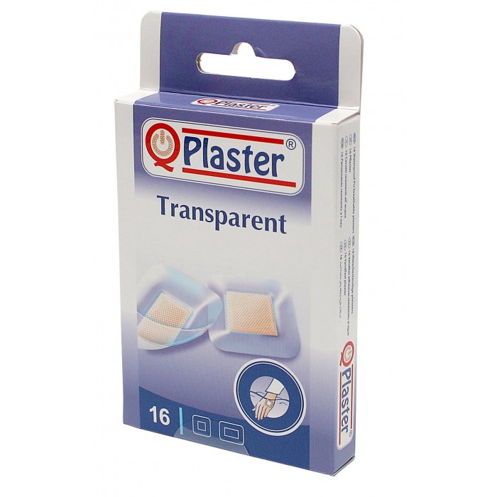 Qplaster plasturi transparent  x 16 buc